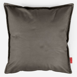 Fundas de Cojín Extra Grande 70 x 70cm - Cuero Vegano Gris