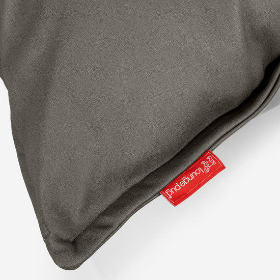 Fundas de Cojín Extra Grande 70 x 70cm - Cuero Vegano Gris 03