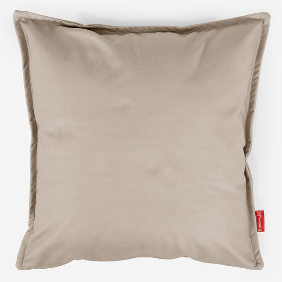 Fundas de Cojín Extra Grande 70 x 70cm - Cuero Vegano Marfil 01