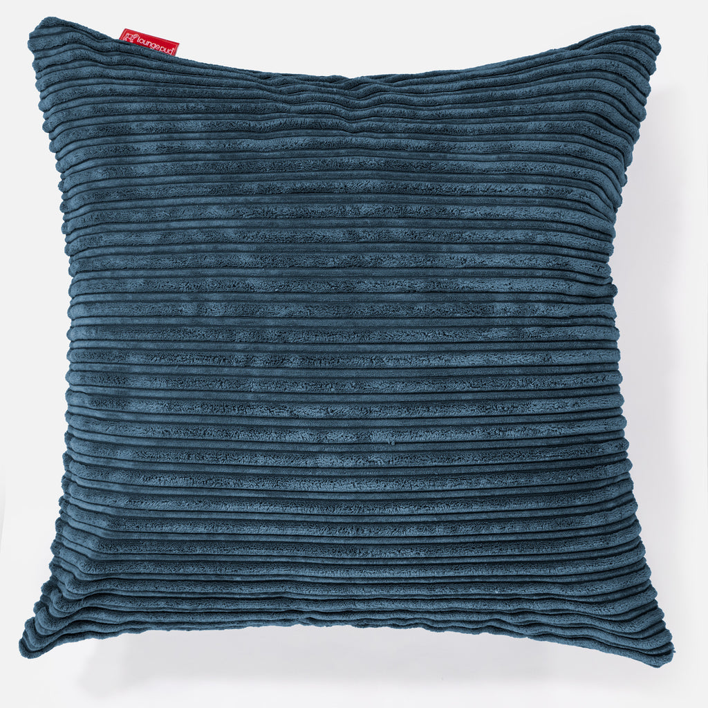 Cojín Extra Grande 70 x 70cm - Pana Clásica Azul marino 01