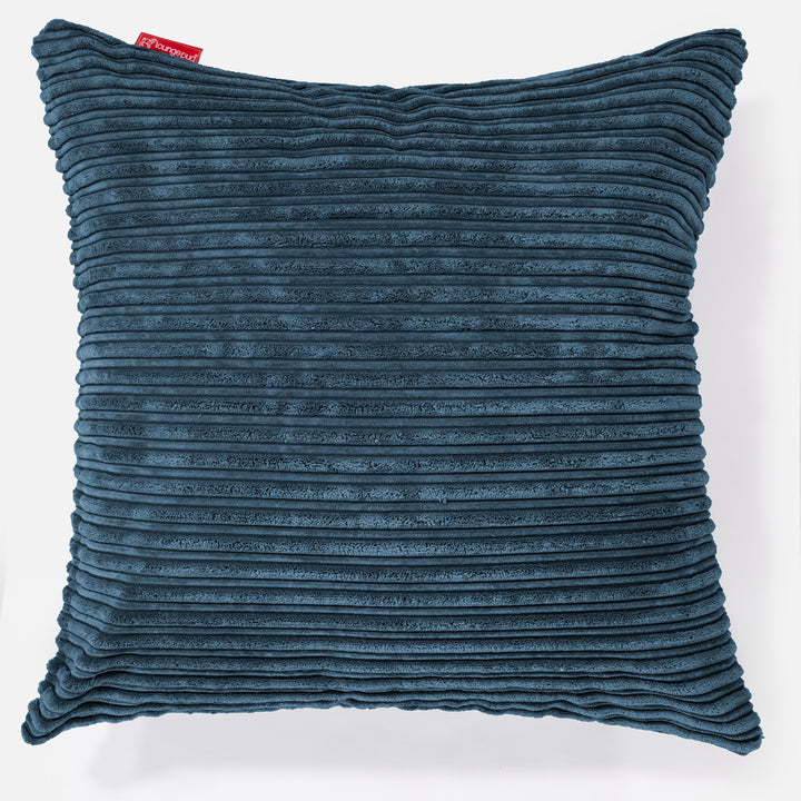 Cojín Extra Grande 70 x 70cm - Pana Clásica Azul marino 01