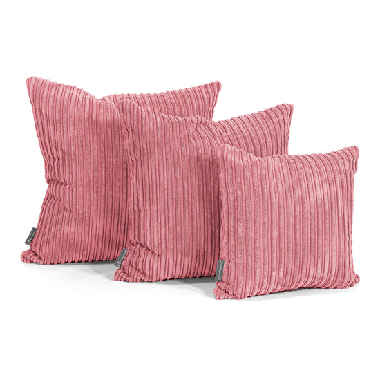 Cojín Extra Grande 70 x 70cm - Pana Clásica Coral 02