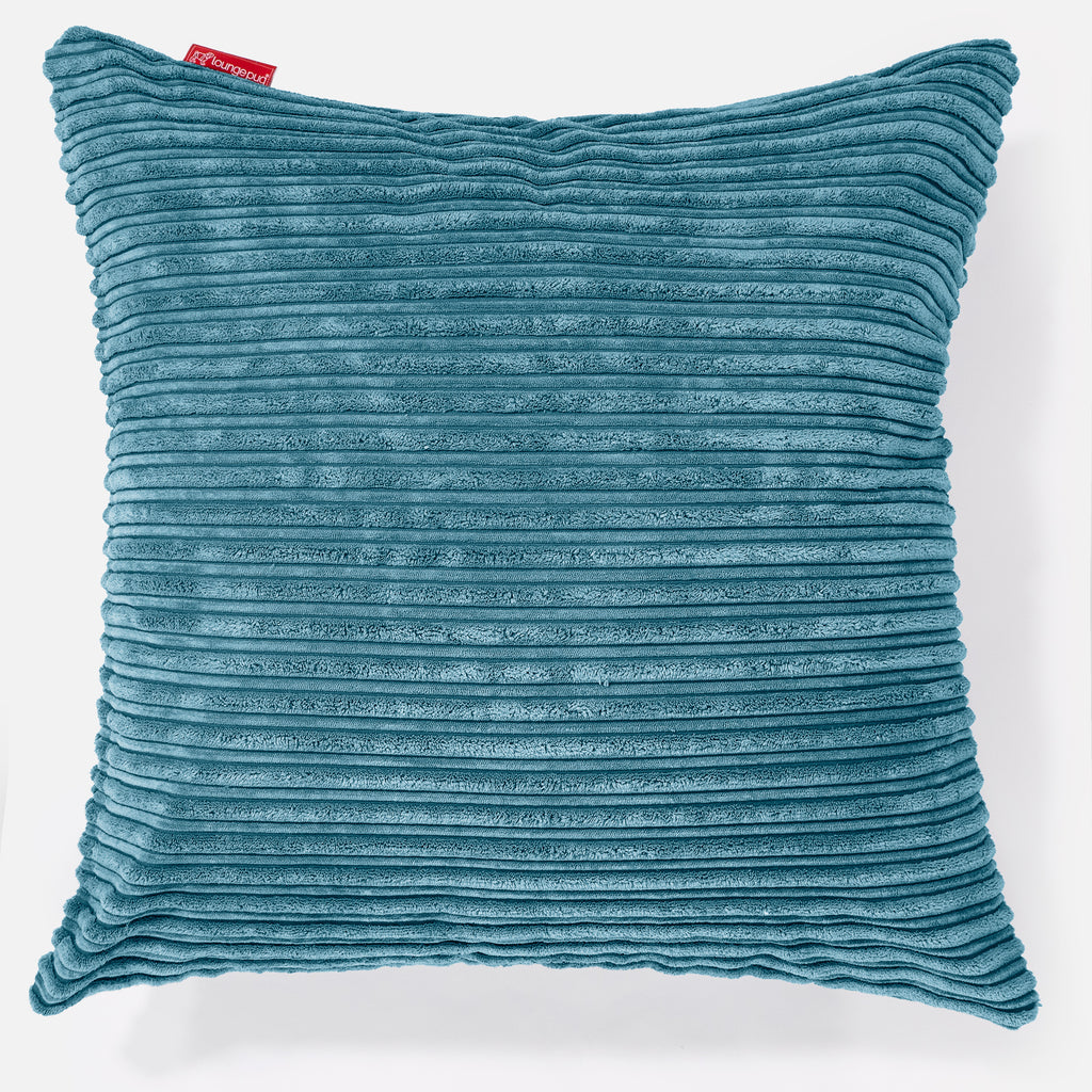 Cojín Extra Grande 70 x 70cm - Pana Clásica Egeo Azul 01