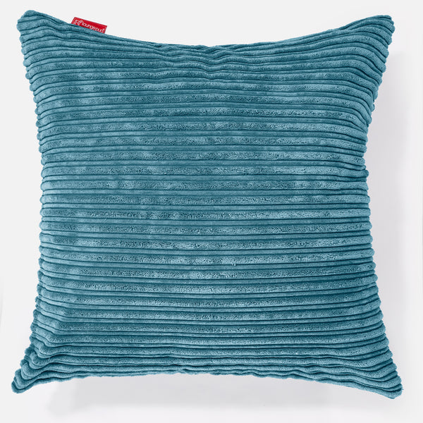 Cojín Extra Grande 70 x 70cm - Pana Clásica Egeo Azul 01