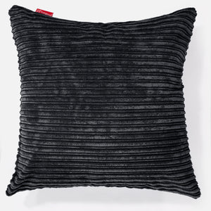 Fundas de Cojín Extra Grande 70 x 70cm - Pana Clásica Negro