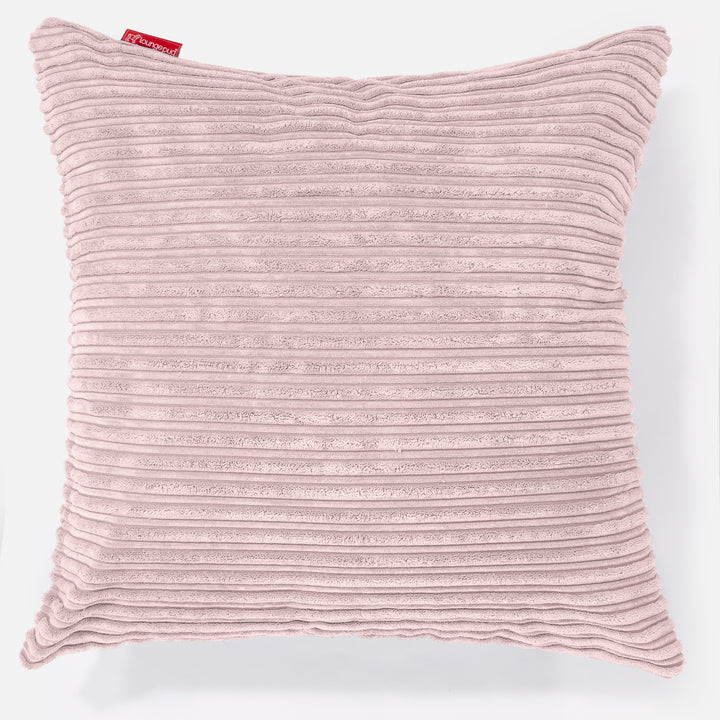 Cojín Extra Grande 70 x 70cm - Pana Clásica Rosa Claro 01