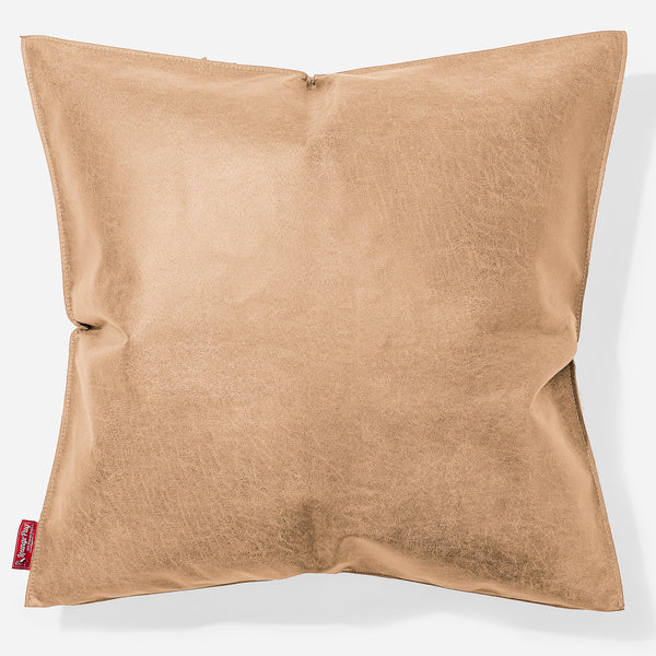 Cojín Extra Grande 70 x 70cm - Piel Envejecida Miel 01