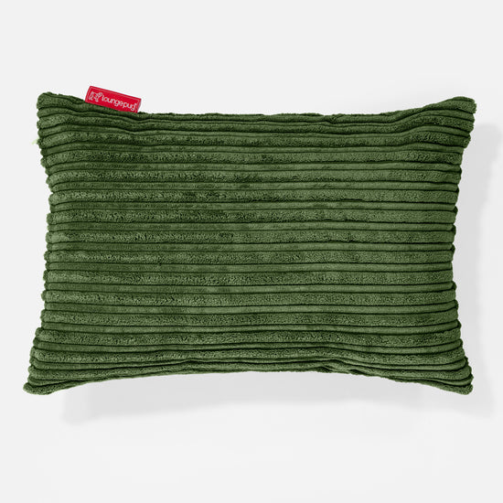 Fundas de Cojín Rectangular 35 x 50cm - Pana Clásica Bosque Verde 01