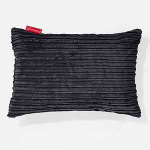 Fundas de Cojín Rectangular 35 x 50cm - Pana Clásica Negro