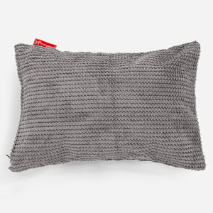 Fundas de Cojín Rectangular 35 x 50cm - Pompón Carbón Gris