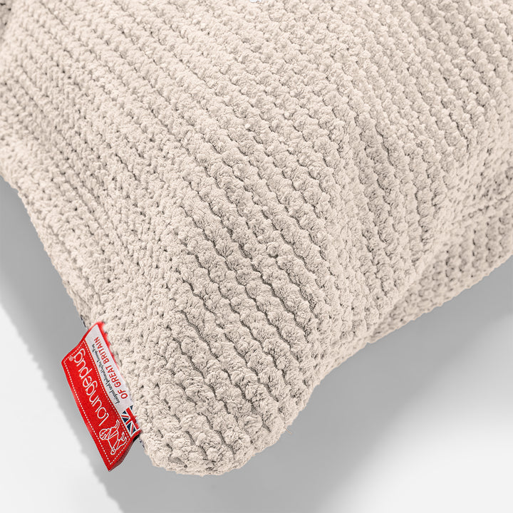 Cojín Rectangular 35 x 50cm - Pompón Crema 02