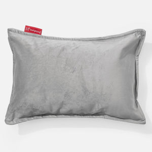 Fundas de Cojín Rectangular 35 x 50cm - Terciopelo Plata