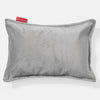 Cojín Rectangular 35 x 50cm - Terciopelo Plata 01