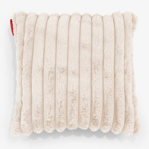 Fundas de Cojín 47 x 47cm - Pana de Felpa Ultra Crema