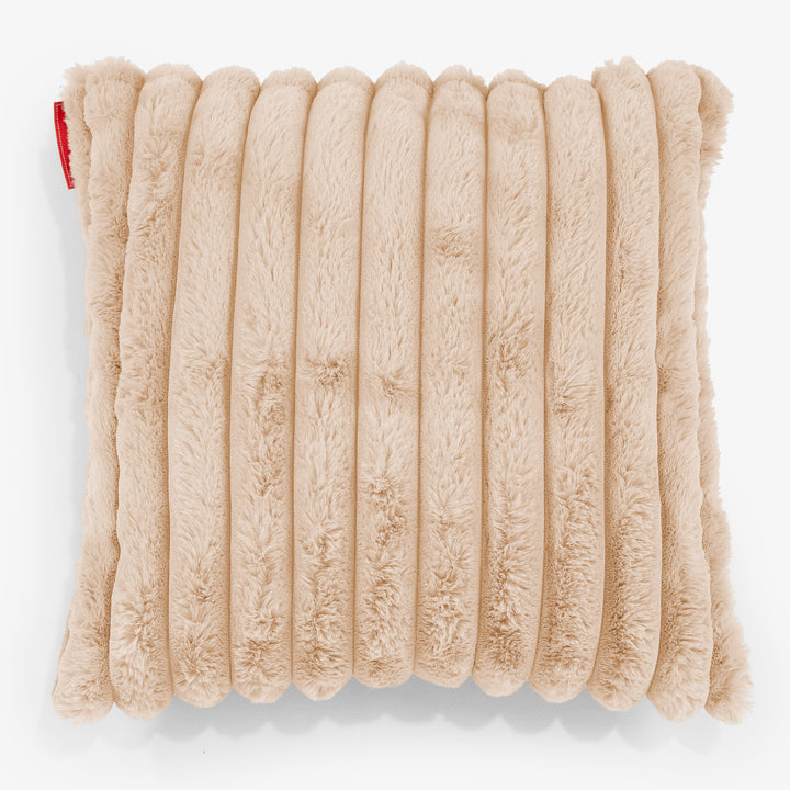 Fundas de Cojín 47 x 47cm - Pana de Felpa Ultra Durazno 01