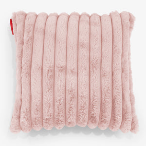 Fundas de Cojín 47 x 47cm - Pana de Felpa Ultra Rosa Empolvado