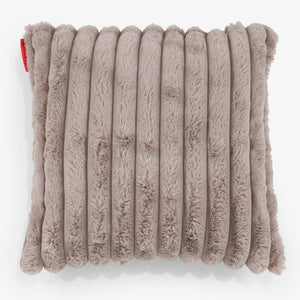 Fundas de Cojín 47 x 47cm - Pana de Felpa Ultra Visón