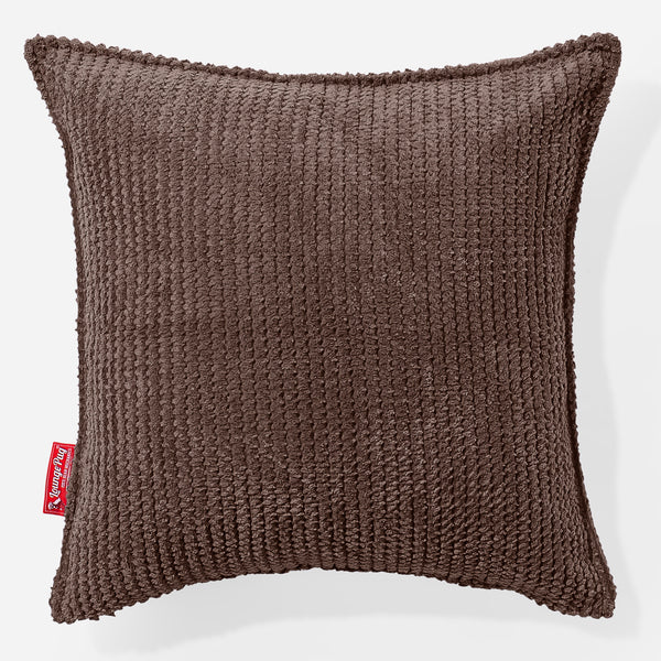 Cojín 47 x 47cm - Pompón Chocolate 01