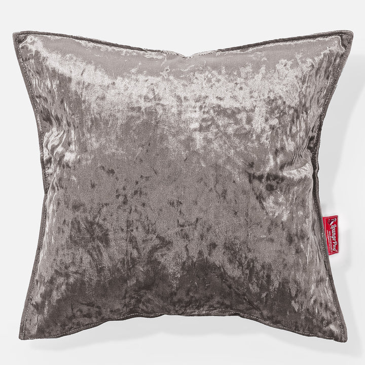 Cojín Gigante 70 x 70cm - Terciopelo Retro Plata 01