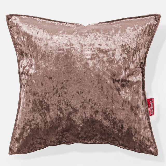 Cojín Gigante 70 x 70cm - Terciopelo Retro Trufa 01