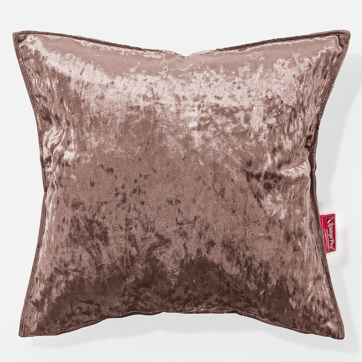 Cojín Gigante 70 x 70cm - Terciopelo Retro Trufa 01