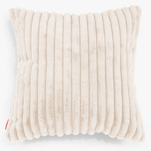 Fundas de Cojín Extra Grande 70 x 70cm - Pana de Felpa Ultra Crema