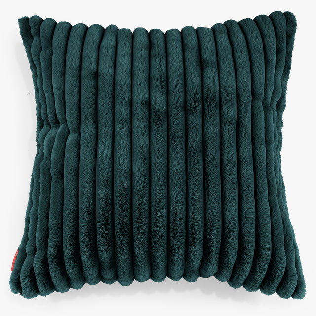Fundas de Cojín Extra Grande 70 x 70cm - Pana de Felpa Ultra Turquesa 01