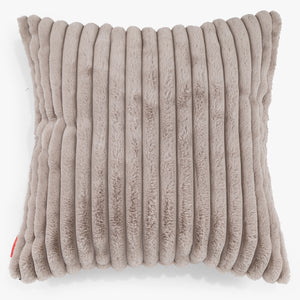 Fundas de Cojín Extra Grande 70 x 70cm - Pana de Felpa Ultra Visón