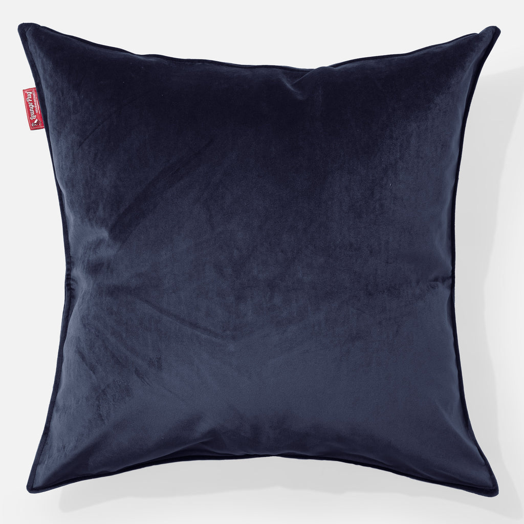 Cojín Gigante 70 x 70cm - Terciopelo Azul Marino 01