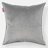 Cojín Gigante 70 x 70cm - Terciopelo Plata 01