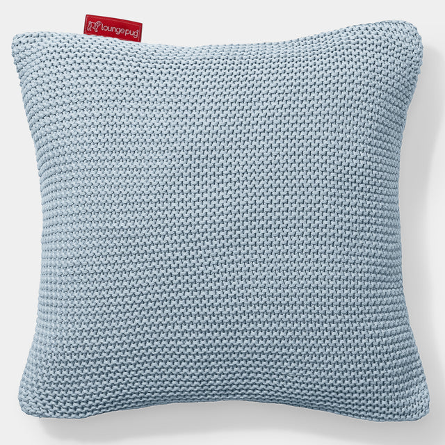 Cojín 47 x 47cm - Algodón 100% Ellos Azul Brumoso 01