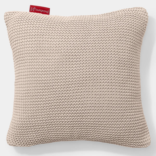 Cojín 47 x 47cm - Algodón 100% Ellos Crema 01
