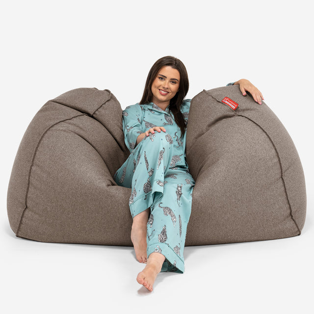 Enorme Sofá / Puff Gigante - Lana de Interalli Galleta 02