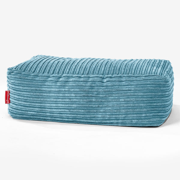 CloudSac 100 Reposapiés Viscoelástico - Pana Clásica Egeo Azul 01