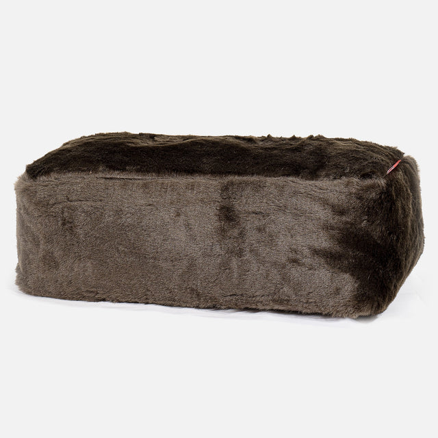 CloudSac 100 Reposapiés Viscoelástico - Piel Sintética Marrón 01