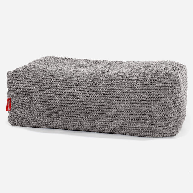 CloudSac 100 Reposapiés Viscoelástico - Pompón Carbón Gris 01