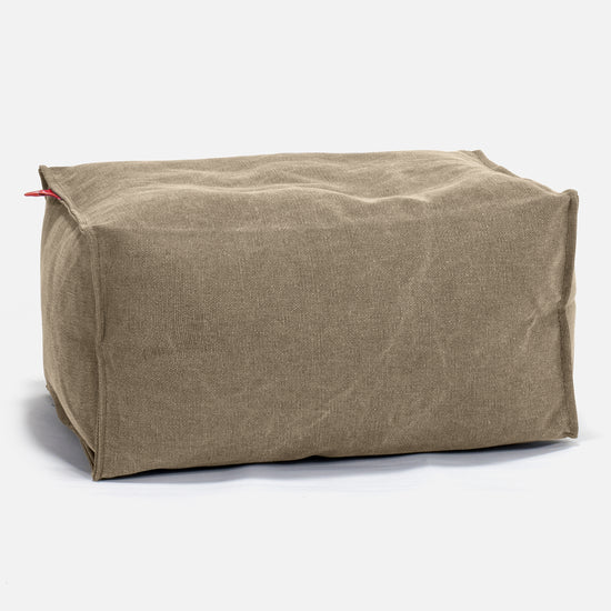 Escabel - Vaquero Desgastado Tierra 01