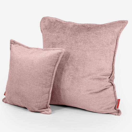 Fundas de Cojín Extra Grande 70 x 70cm - Chenille Rosa 02
