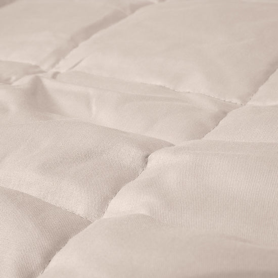 Manta de Peso para Adultos - Algodón Crema / Visón 04