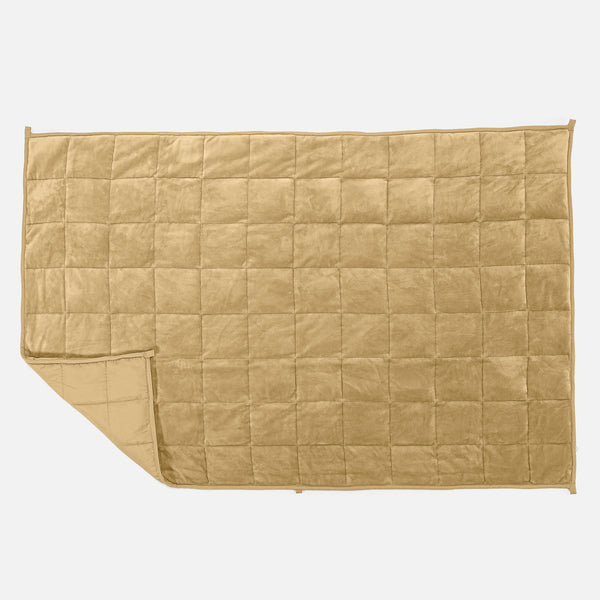 Manta de Peso para Adultos (100 x 150cm) - Manta de Franela Visón 01