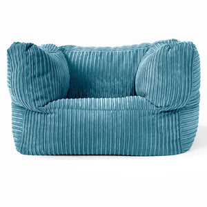 Albert Puff Sillón - Pana Clásica Egeo Azul