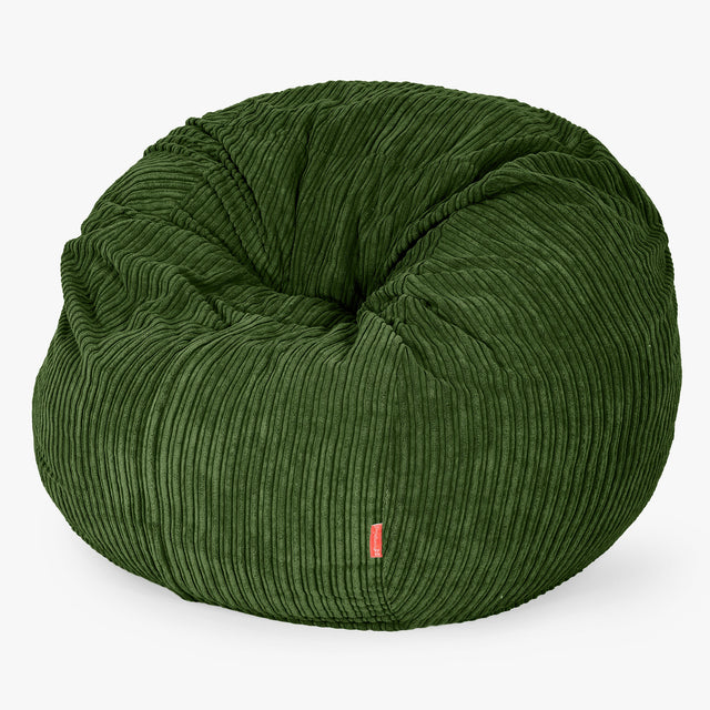 Puf Cama - Pana Clásica Bosque Verde 01