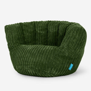 Puf Charles Vintish Niños 2-6 años - Pana Clásica Bosque Verde
