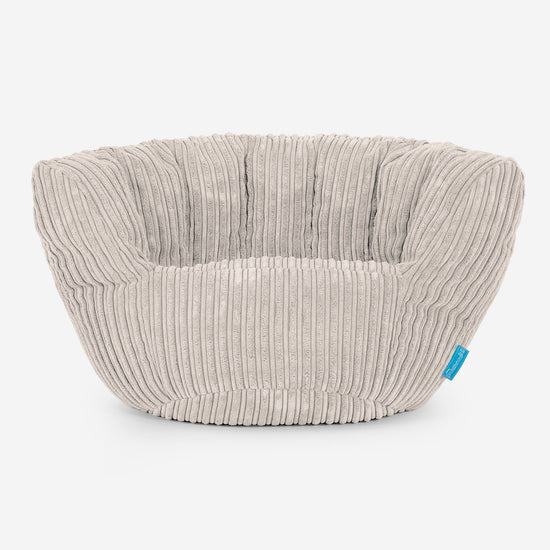 Puf Charles Vintish Niños 2-6 años - Pana Clásica Marfil 01