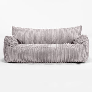 Puf Sofá Infantil Josephine 1-5 años - Pana Clásica Gris Plata