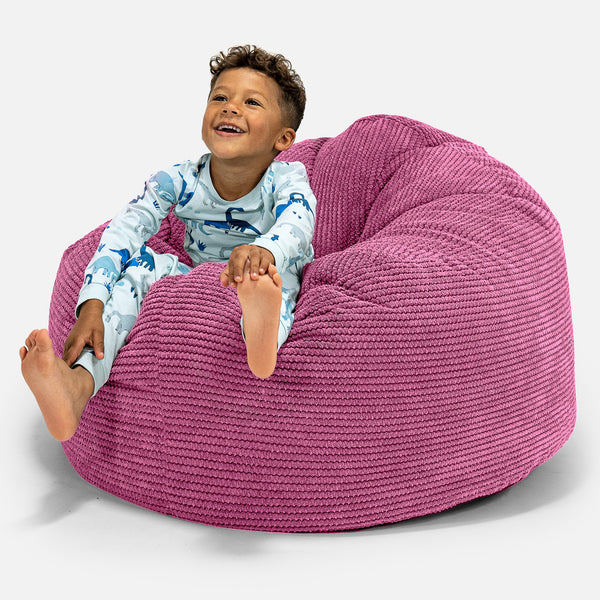 Puf Gigante Snuggle para Niños de 3 a 8 años - Pompón Rosa 01