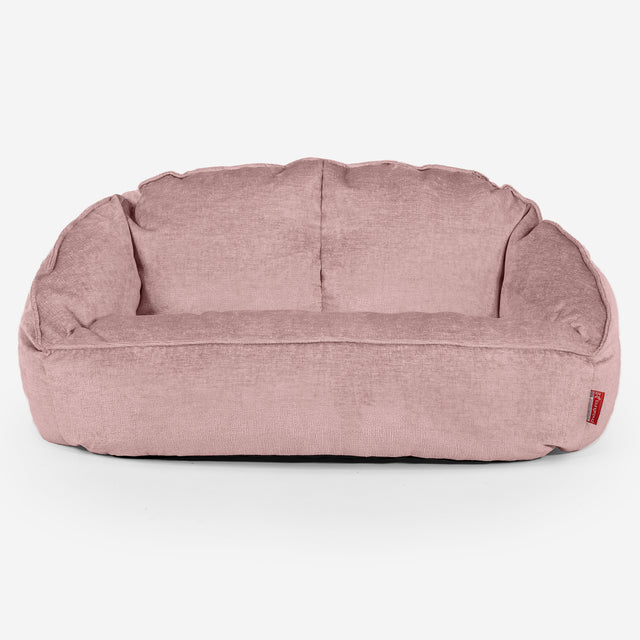 Puf Grande Bubble - Chenille Rosa 01