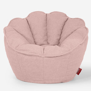 Puf Saco Natalia - Boucle Rosa