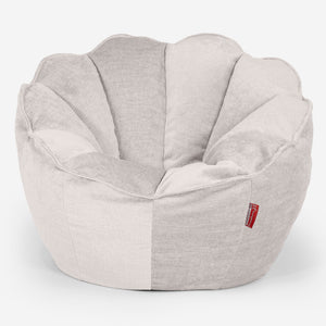 Puf Saco Natalia - Chenille Crema
