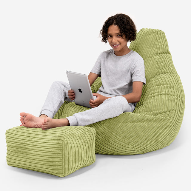 Puf Silla de Juego para Niños de 6 a 14 años - Pana Clásica Lima 01